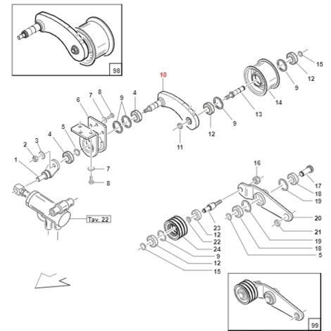ORIGINAL PTO TURBOZ 440D tendeur GIANNI FERRARI 01.50.40.0201