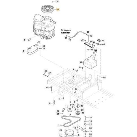 ORIGINAL STIGA ANSAUGGITTERSCHUTZ – 118830028/0
