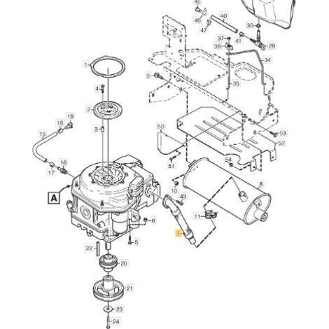 ORIGINAL STIGA AUSPUFFROHR – 1134-6012-01