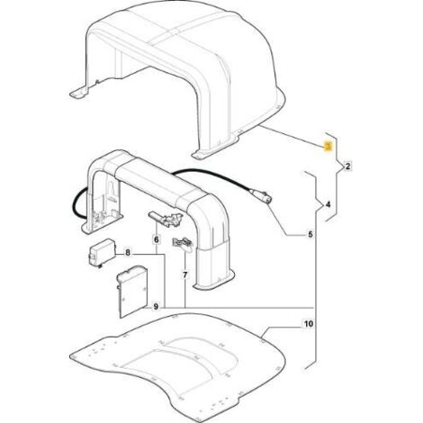 ORIGINAL STIGA GARAGEABDECKUNG – 1126-1359-02