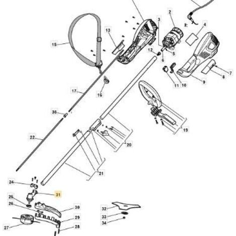 ORIGINAL STIGA GETRIEBEKOPF – 118802124/0