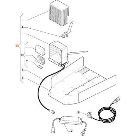 ORIGINAL STIGA KOMPLETTE BASIS – 1126-1466-01