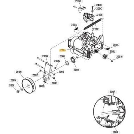 ORIGINAL STIGA KOMPLETTES GETRIEBE – 1812-2508-01