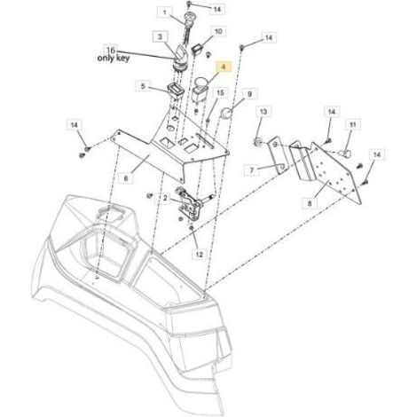 ORIGINAL STIGA KUPPLUNGSSCHALTER – 118830757/0