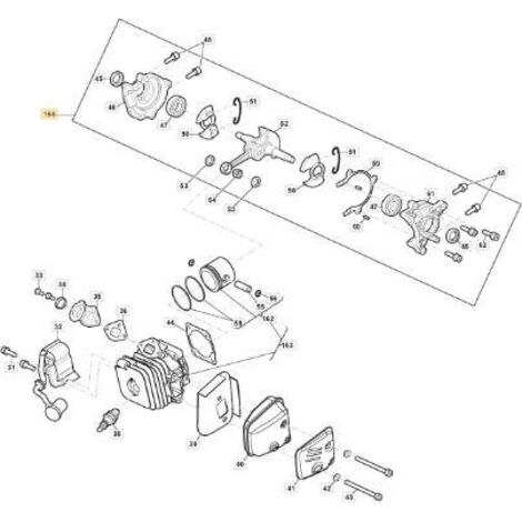 ORIGINAL STIGA KURZBLOCKMOTOR – 118805053/0