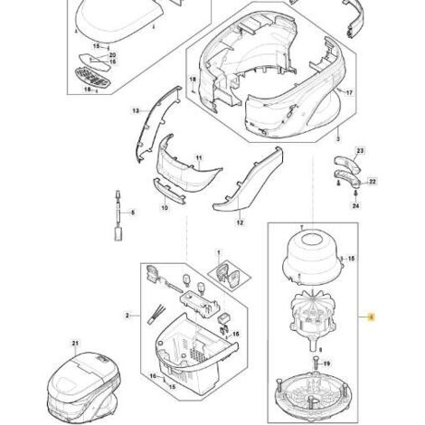 ORIGINAL STIGA PH 60V MOTORSATZ – 118810835/0