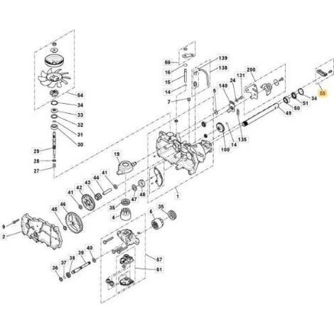 ORIGINAL STIGA RECHTER BREMSARMSATZ – 118870190/0
