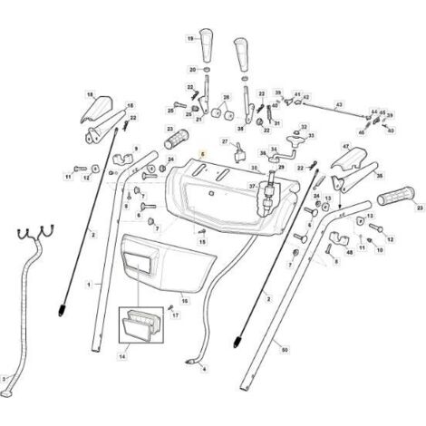 ORIGINAL STIGA RED DASHBOARD – 118821130/0