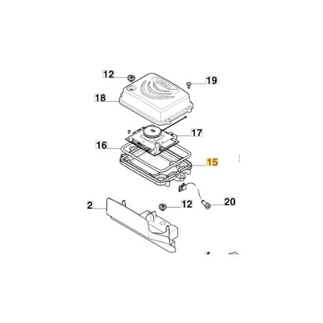 ORIGINAL STIGA robot cortacésped a1500 rtk 322110165/0
