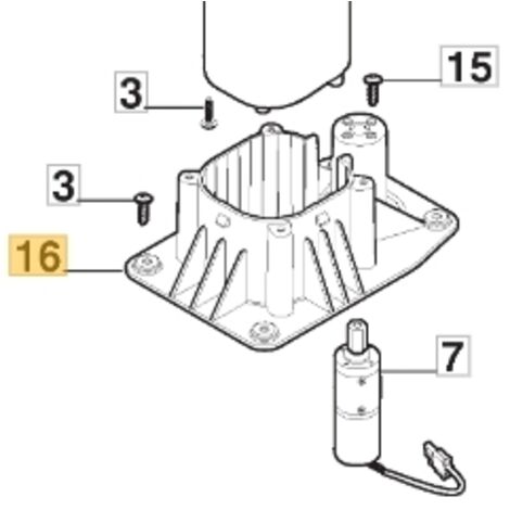 ORIGINAL STIGA robot tondeuse support de réglage hauteur a1500 322784954/1