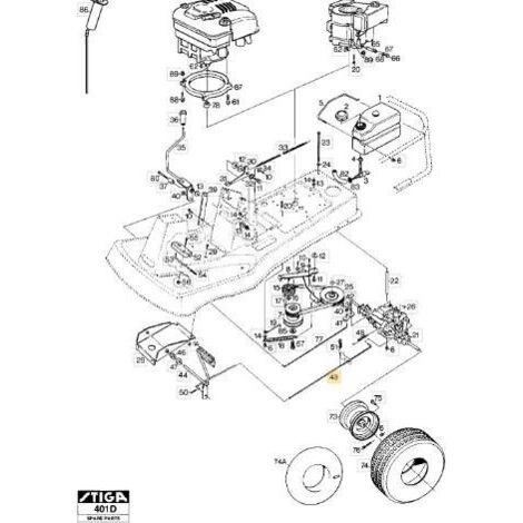 ORIGINAL STIGA SPURSTANGE – 1134-3146-01