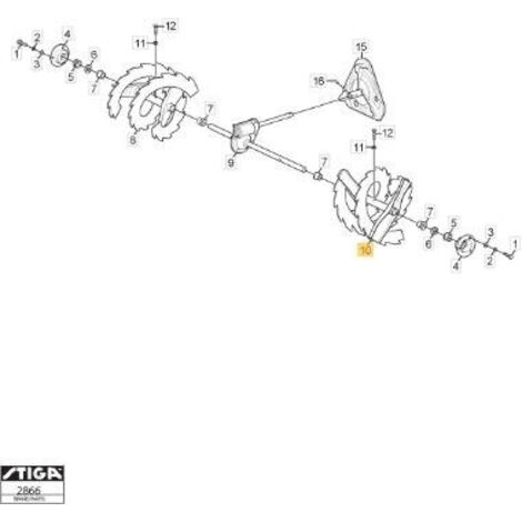 ORIGINAL STIGA TARIÈRE-SX - 1811-2759-01