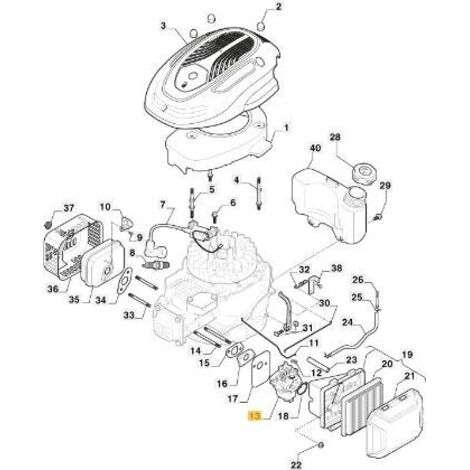 ORIGINAL STIGA VERGASER – 118552537/0