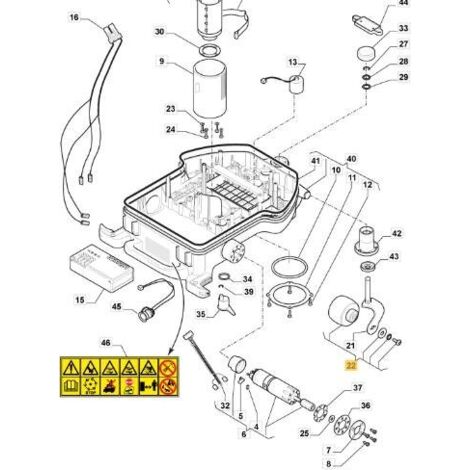 ORIGINAL STIGA VORDERRADBAUGRUPPE – 112600392/0
