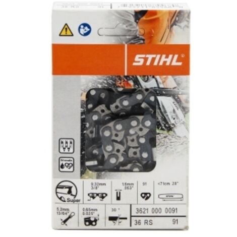 Original Stihl 91 link 36 RS Rapid Super Kettensägekette 36210000091