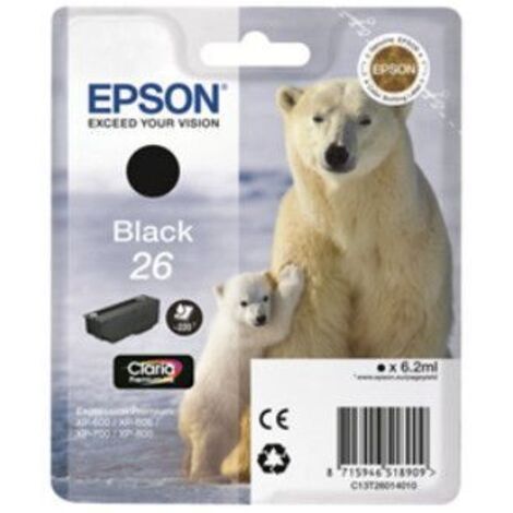 Original Tintenpatrone Epson T2601 Schwarz