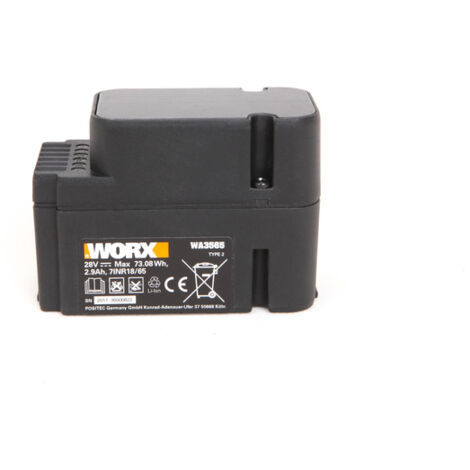 ORIGINAL WORX robot cortacésped WG798E 2,9 Ah 28 V WA3565 batería de iones de litio