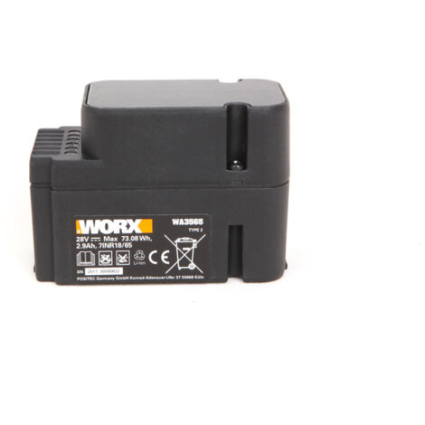 ORIGINAL WORX robot tondeuse WG798E 2.9 Ah 28 V WA3565 batterie lithium-ion