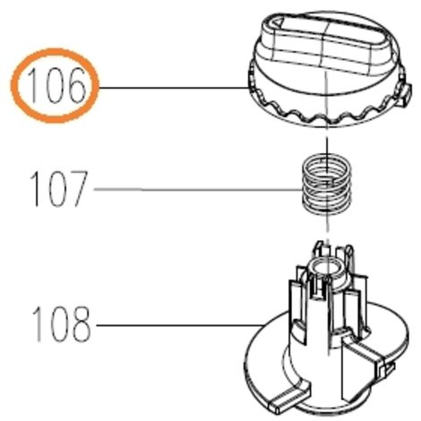 ORIGINAL WORX robot tondeuse WR167E bouton de réglage de la hauteur de coupe