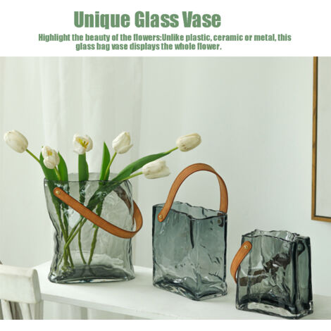 Originale farbige Glasvase für Fische – handgefertigtes dekoratives Aquarium