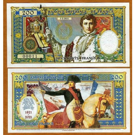 Originale francia napoleone 200 frange vecchia carta banconote da collezione non valuta,200 Francs