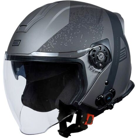 ORIGINE PALIO 2.0 + BT HYPER matt schwarzer Titan S Helm