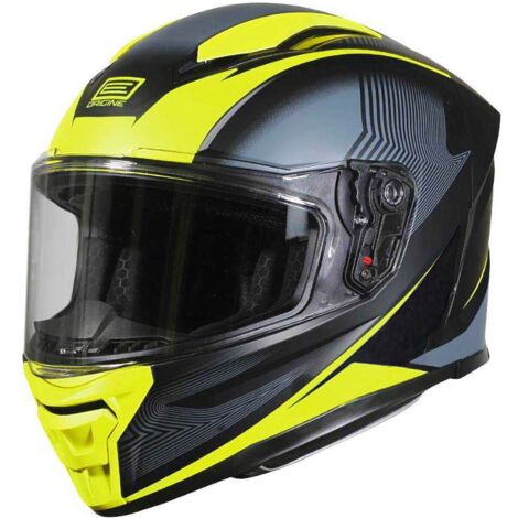 ORIGINE PISTA ELEMENTARY Helm matt fluoreszierend gelb schwarz M