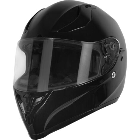 ORIGINE STRADA SOLID schwarzer glänzender Helm, Größe M