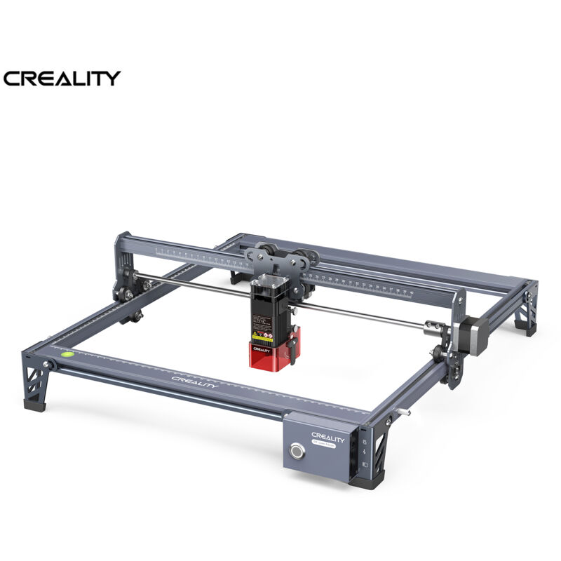 Orignal Creality CR-Laser Falcon Lasergravierer, 10 w, Kompressionspunkt, schneller Fokus, eloxierte Aluminiumlegierungen, Strukturunterstützung,