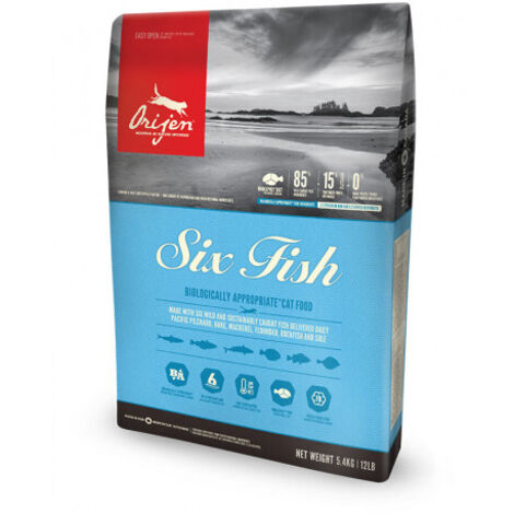Orijen chat six poissons 5,4 kg
