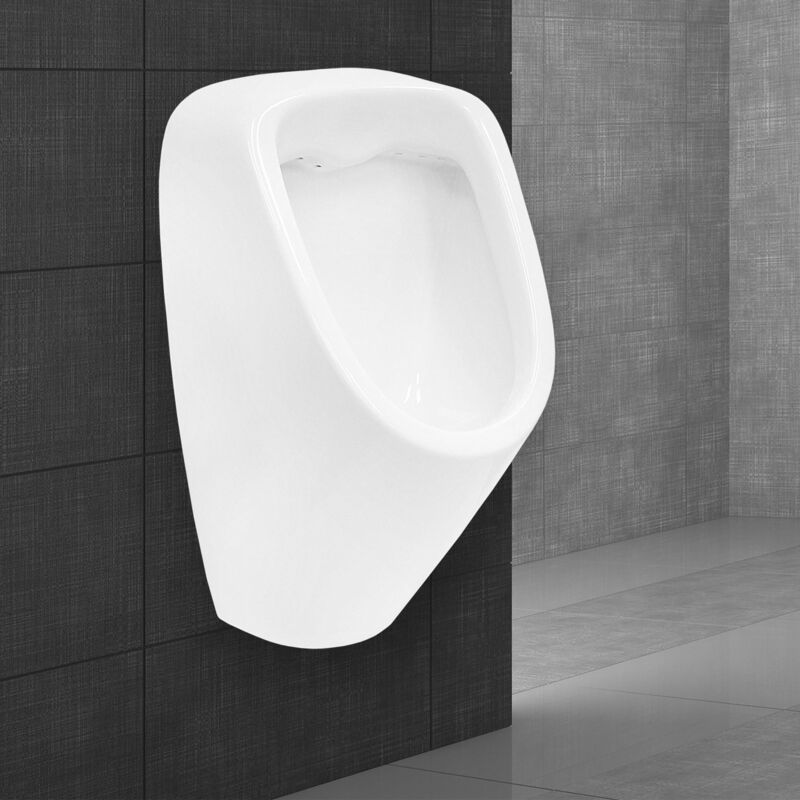 

Urinal urinario cerámico blanco para hombres con conexión trasera montaje pared