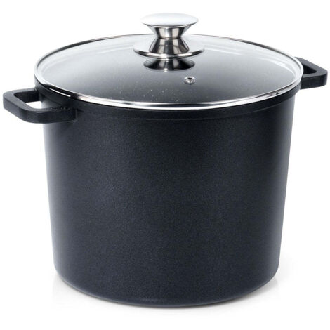 Orion Casserole élite 7.6 litres Noir Aluminium Antiadhésif