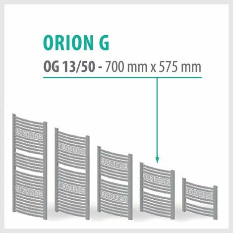 Orion-G Weiß - Badheizkörper Handtuchheizkörper Handtuchheizung Handtuchheizer
