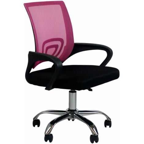 Orion91 - Silla de Escritorio Classic, Oficina y Despacho, Home Office, Respaldo Malla Transpirable, Soporte Lumbar, Reposabrazos, Altura Ajustable, Ergonómica, 52x65x(86-95)cm