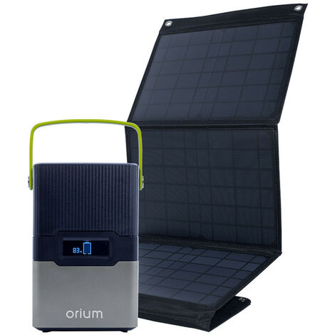 Orium - Pack Station d'énergie portative IZYWATT 250 et panneau solaire 30W