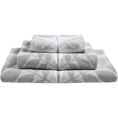 Orla Kiely Bath Linen Botanica Stem Grey 70x125cm Bath Towel