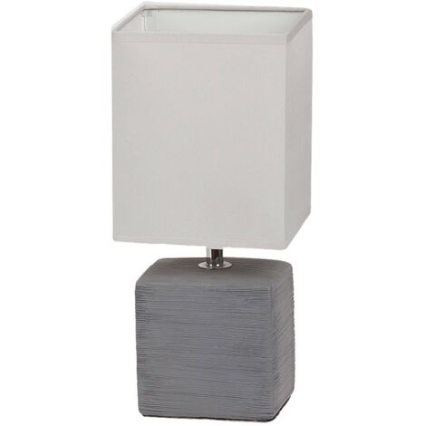 ORLANDO, DECORATIVE GREY TABLE LAMP