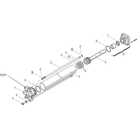 Orm-Dichtung 6X1,5 (0060-15) FAAC 7090815 Packung mit 10 Stück