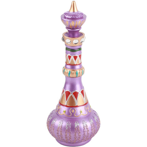 Ornament in Form einer lila Harzflasche – Kreative Fensterdekoration für den Innenbereich