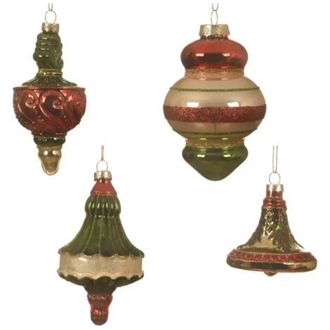 Ornamenti Vt c/glitter ass d7,5cm