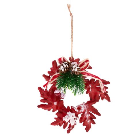 Ornamento natalizio Ghirlanda di fiocchi di neve - Modello b - Feeric lights & christmas