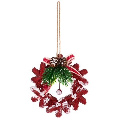 Ornamento natalizio Ghirlanda di fiocchi di neve - Modello c - Feeric lights & christmas