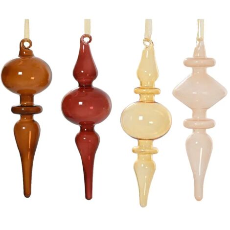 Ornamento Vt trasparente ass d6,2cm H19,4