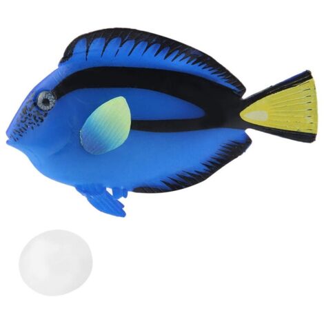 Ornement d'aquarium Décoration d'aquarium Tropical Faux Drôle Artificiel Lumineux 02