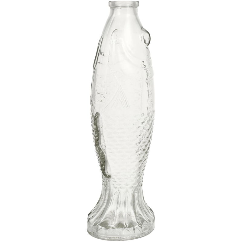 Ornement de bouteille en verre en forme de poisson, pièce maîtresse, carafe à whisky, vase décoratif
