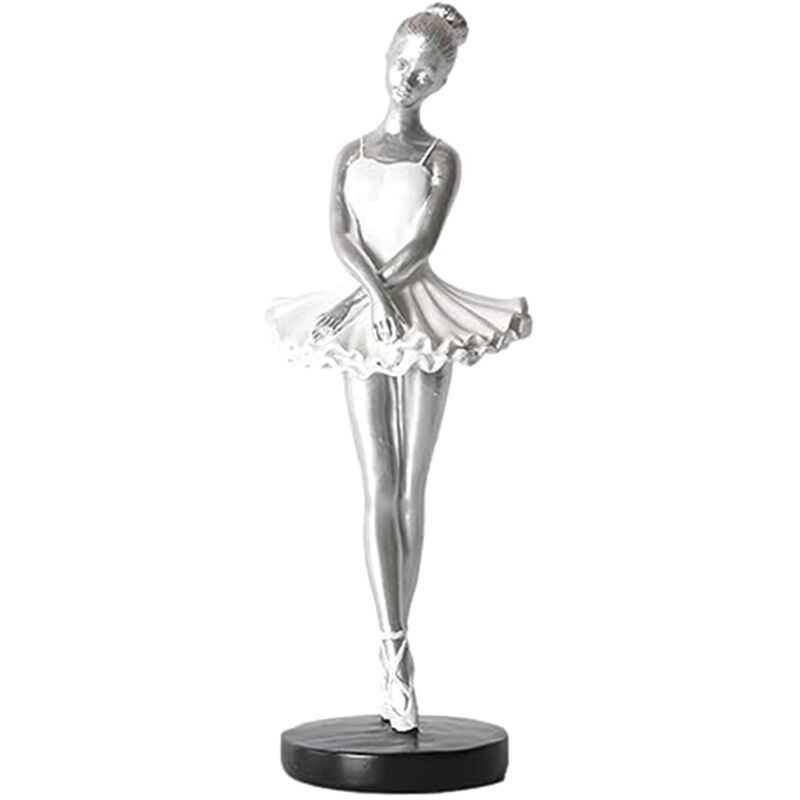Ornement de Danseuse de Ballet, Statue de Fille Dansante, Ornements D'Art CréAtifs, DéCor éLéGant pour Chambre à Coucher, Bureau, Rebord de FenêTre,