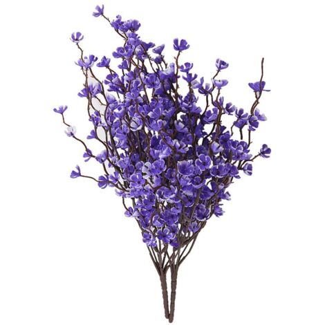 Ornement de Table à fleurs artificielles, fausses fleurs violettes, pour la maison, le bureau, pour une fête de mariage