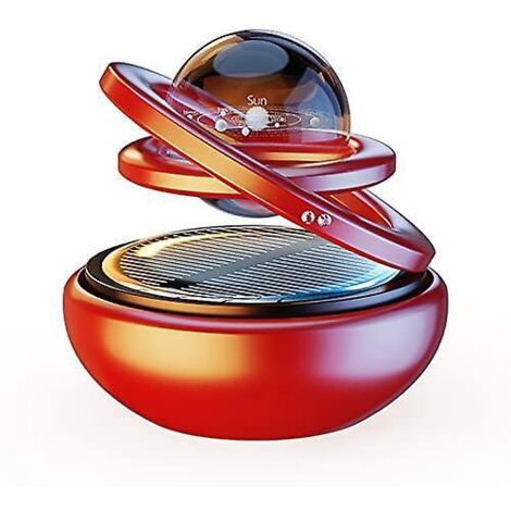 Ornement rotatif solaire en aluminium, suspension interstellaire, pièce de voiture, désodorisant pour voiture