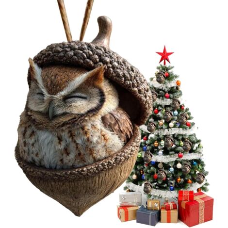 Ornements Animaux - 3D Amusant - Décorations De Noël en Pendentif Animal -