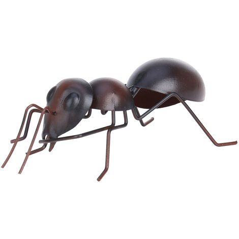 Ornements de fourmis Animaux en fer Ameublement Insectes miniatures Jardin Micro paysage Accessoires de tir